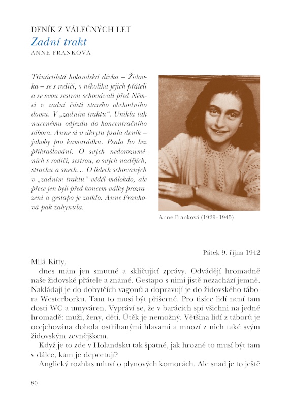 Zadní trakt – Anne Franková