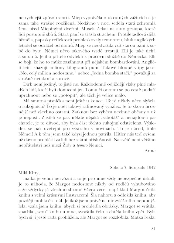 Zadní trakt – Anne Franková Deník Anny Frankové