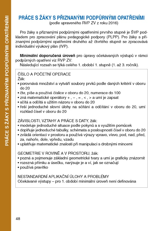 Práce s žáky s přiznanými podpůrnými opatřeními