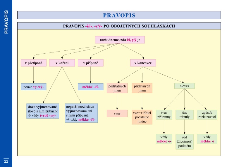 Pravopis i/í – y/ý po obojetných souhláskách