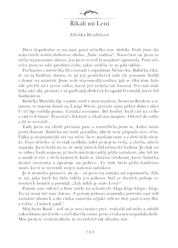 Říkali mi Leni – Zdeňka Bezděková Říkali mi Leni – Zdeňka Bezděková