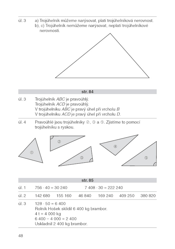 Rýsování trojúhelníku