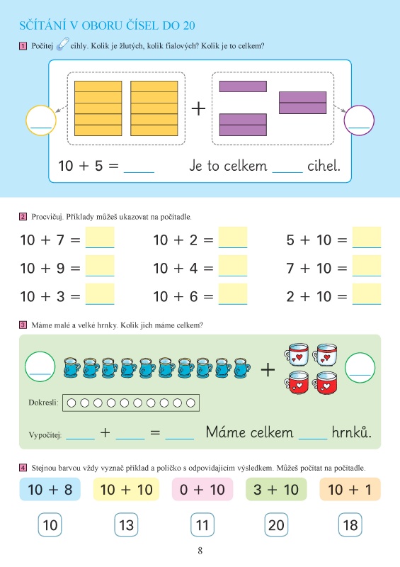 Sčítání v oboru čísel do 20