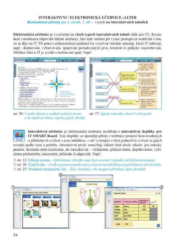 Práce s interaktivní a elektronickou verzí učebnice