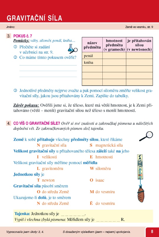Gravitační síla Gravitační síla