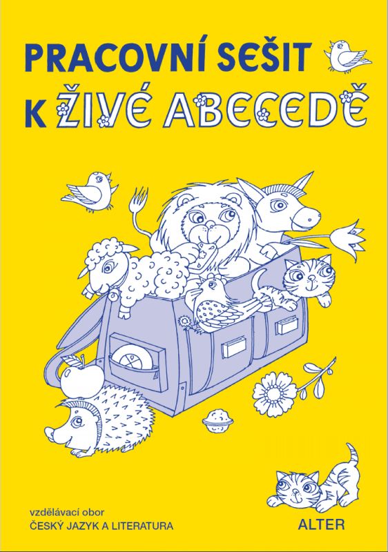 Pracovní sešit k Živé abecedě ALTER Pracovní sešit, ilustrace Vlasta Švejdová
