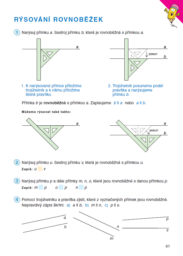 Rýsování rovnoběžek
