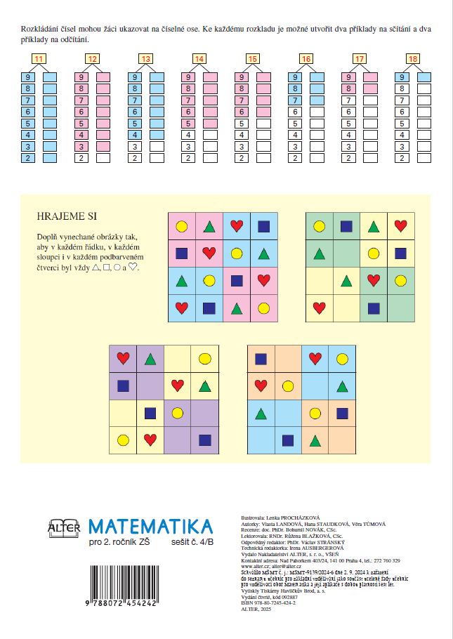MATEMATIKA, sešit č. 4/B