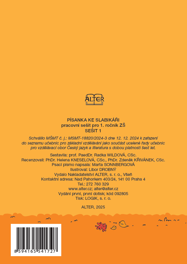 Písanka ke Slabikáři 1 ALTER