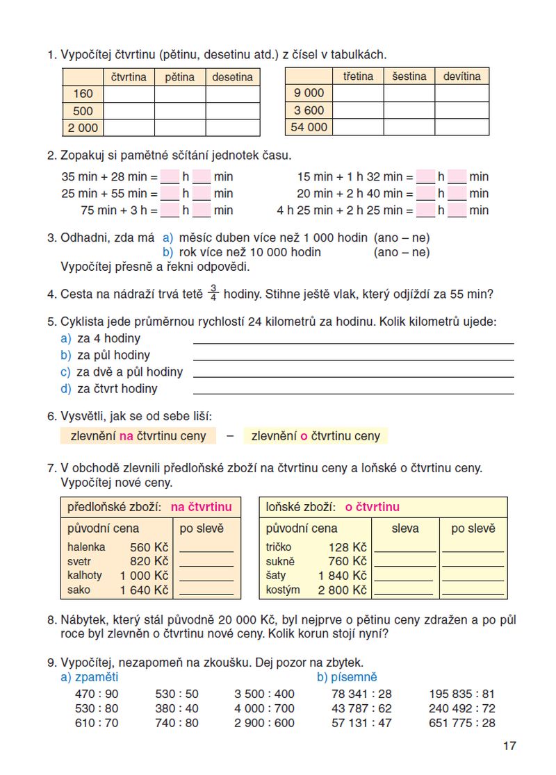 Matematika 5. r. - 2. díl